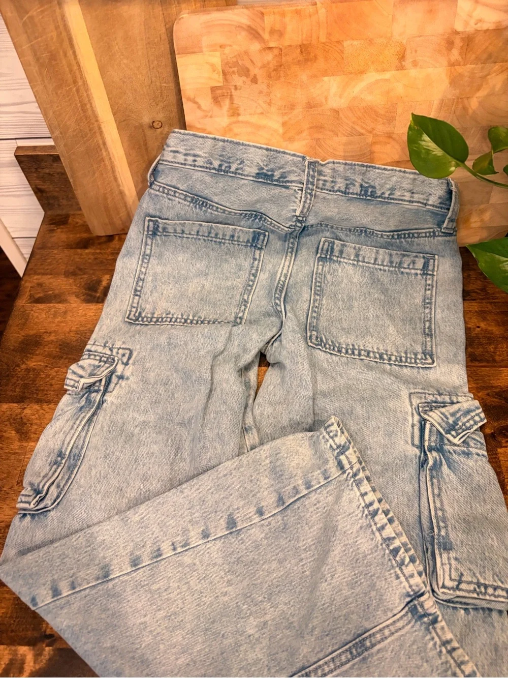 Old Navy baggy wide leg girls jeans (5 pair)